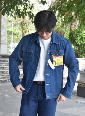 现货美国正品wrangler威格牛仔外套机车夹克男士纯棉无弹74145pw