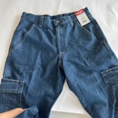 11oz美国正品 70lgwds 牛仔裤 wrangler威格男士 高腰宽松直筒工装