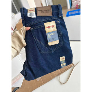 39902pw 威格wrangler纯棉高腰宽松直筒牛仔裤 厚款 14.25oz美国正品