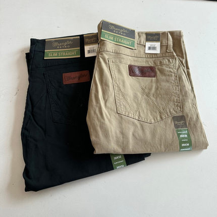 美国正品威格wrangler男士夏季薄款宽松直筒休闲裤微弹88mwz-fn