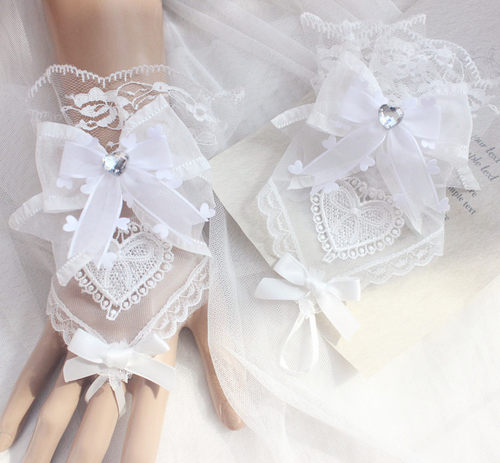 原创洛丽塔lolita蕾丝花边无指