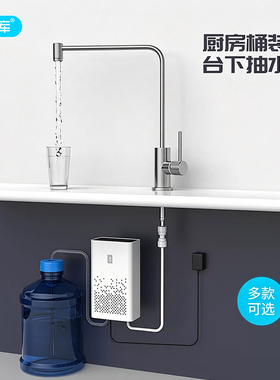 家用厨下桶装水电动抽水泵厨房加水上水吸水器机龙头启停管线改装