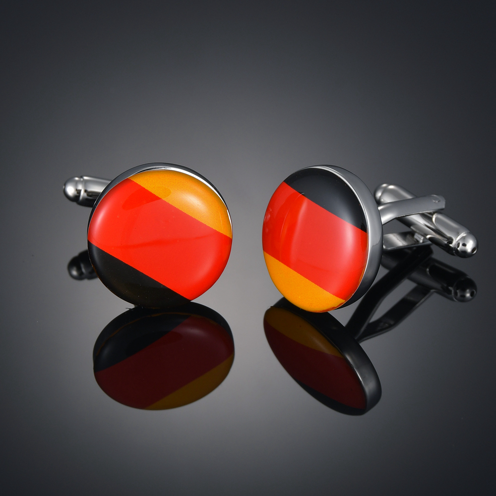 高档商务国旗男士袖口