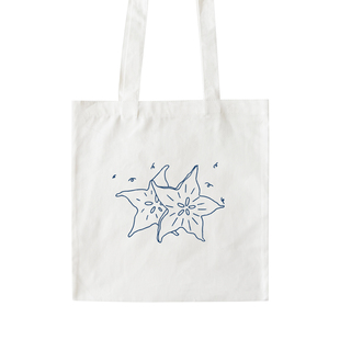 喜欢杨桃 星星｜帆布包在宇间工作室 因为它是我触手可及