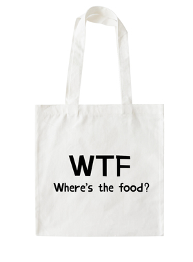 Where's the food? 帆布包