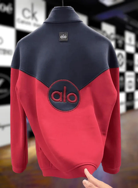 欧洲站轻奢高定奢牌男装夹克2025秋新款字母刺绣宽松立领撞色外套