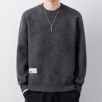 厚毛衣男款冬季2025新款秋冬内搭打底衫毛线衣加厚宽松大码针织衫