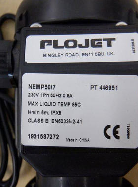 FLOJET NDP25/2, PT113951泵MARTENS TV500L-110-5转换器