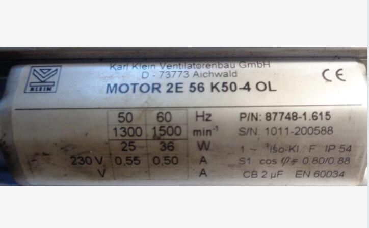 传感器KarlKleinMOTOR2D56