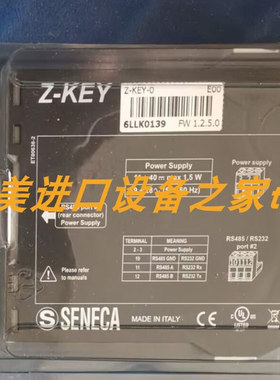 SENECA Z-KEY-0 温度变送器FUNKE TPL 01-K-14-12换热器