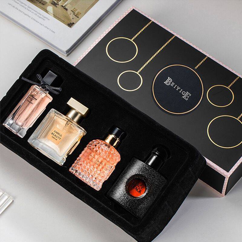 【4瓶礼盒香水】女士香水套装持久清新淡香少女学生生日礼物正品