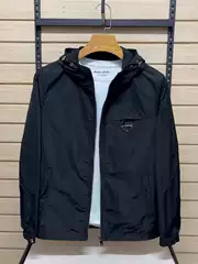 2498 Spring and Autumn New Men's Hooded Casual Jacket High-Quality Fashionable Versatile European Style High-End Handsome