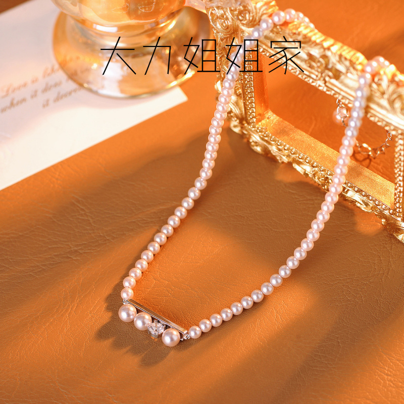 轻奢珍珠项链女款小众设计批发