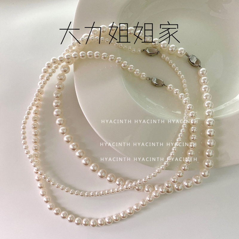 简约珍珠项链春夏款12