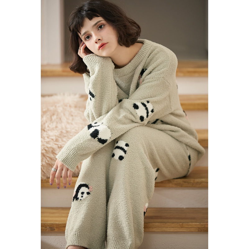 思莉太太女半边绒睡衣