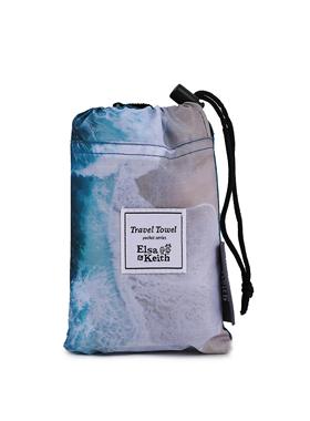 超细纤维户外运动健身游泳毛巾轻盈吸水速干国画风超轻方便收纳