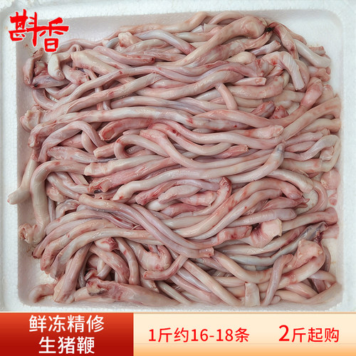 新鲜冷冻猪鞭去油猪小弟商用烧烤串串干锅猪杂生鲜食材