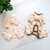 纯棉四脚衣护肚衣包肚衣服绝育服泰迪比熊狗宠物小狗衣服秋冬打底