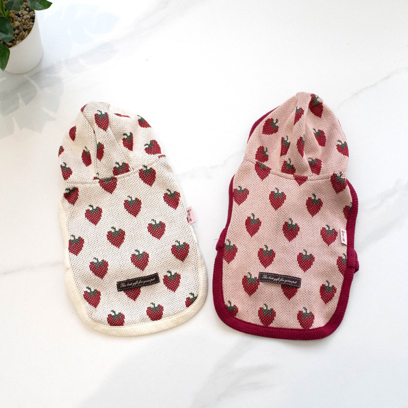 秋冬款草莓背心马甲外套泰迪比熊狗狗猫咪宠物衣服小型犬斗篷披风,宠物/宠物食品及用品,猫宠物服装/雨衣（新）,淘宝优惠券,粉丝福利购,淘宝优惠卷