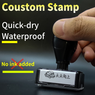 textile fabric clothes logo maker custom stamps inkpad stamp