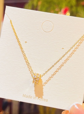 款满钻小蛮腰项链时尚网红饰品