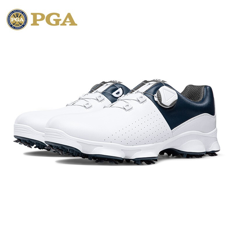 PGA高尔夫男士球鞋防滑旋转鞋带