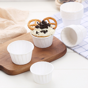 蛋糕纸杯卷边纸杯耐高温马芬麦芬蛋糕模具可爱纸托烤箱淋膜卷边杯