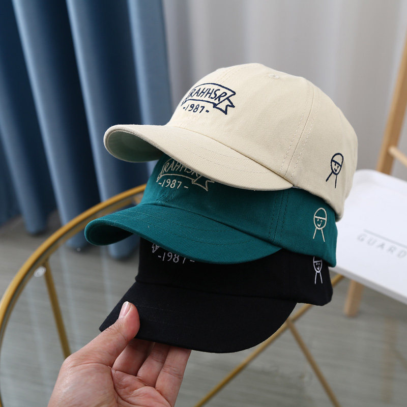 儿童帽子男孩鸭舌帽春秋男童宝宝防晒帽夏季女童遮阳帽小孩棒球帽