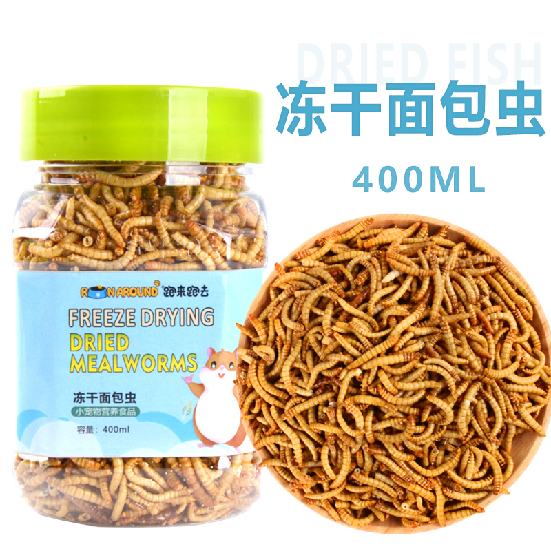 仓鼠金丝熊龙猫零食冻干面包虫干营养粮食黄粉虫花枝鼠刺猬用品