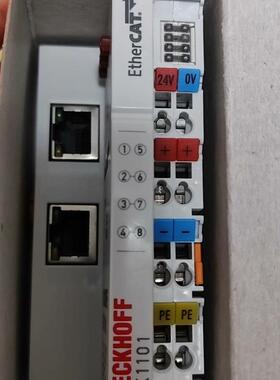 议价 EK1101 德国BECKHOFF耦合器拆机带包装功能包