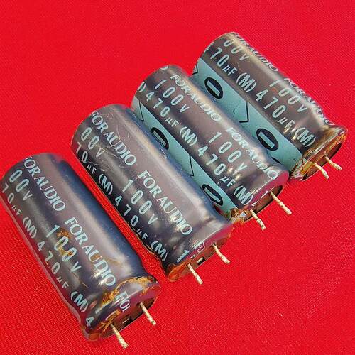 议价 山水907功放拆机100v470uf伊娜for audio发