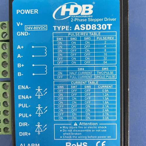 议价 步进电机驱动器ASD830T、拆机件,成色美丽如