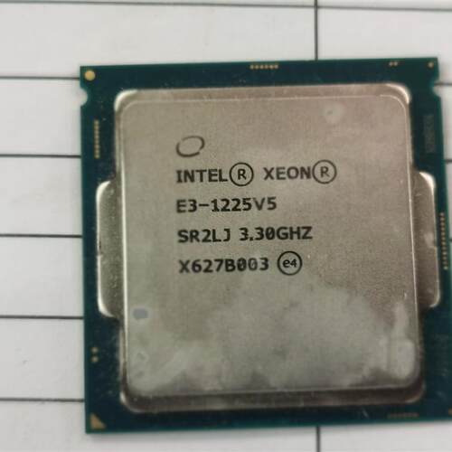 议价 英特尔E3-1225V5 CPU 4核4线程,主频3.3,原