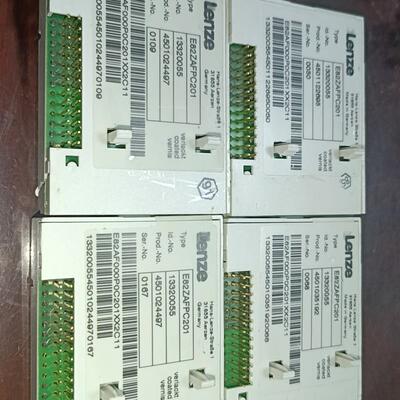 议价 E82ZAFPC201伦茨变频器IO控制板,拆机实物图,功能