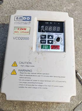议价 拆机安达变频器VCD2000 A4T0022B