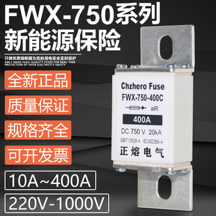 150C 200C 250C FWX 350C 100C 300C 400C直流熔断器DC750V 750