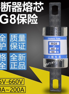 RGS8熔断器RG8 63A 80A 100A 125A 150A 160A 180A 415V 550V保险