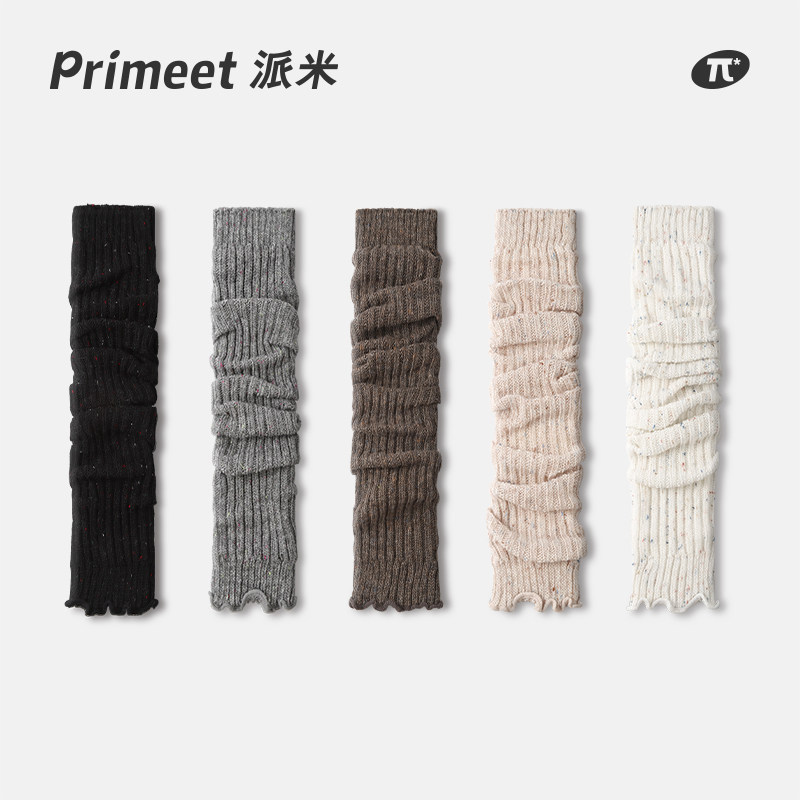 PRIMEET/派米袜套女春夏中筒袜护腿防滑小腿袜夏季堆堆袜长袜棉袜
