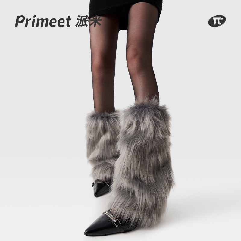 Primeet派米女涤纶中筒袜