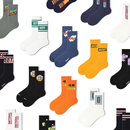 袜子男秋冬篮球美式街头袜子女中筒冬季袜潮袜网球运动跑步篮球袜