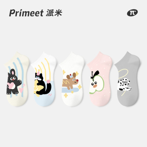 PRIMEET/派米短筒夏季女可爱短袜