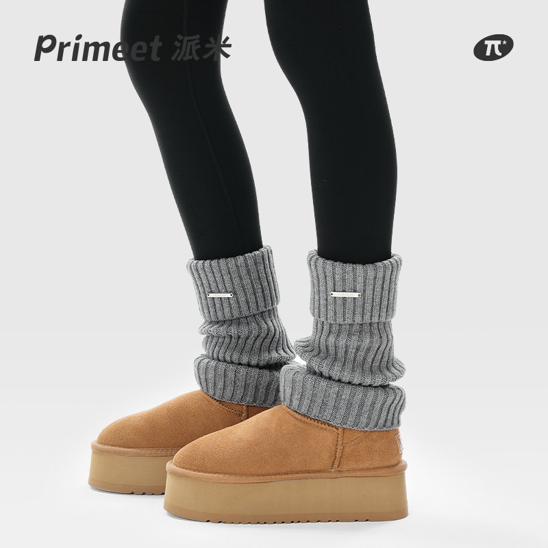 灰色袜套女春夏金属标腿套配鲨鱼裤的袜子日系堆堆袜春夏配雪地靴,女士内衣/男士内衣/家居服,中筒袜,淘宝优惠券,粉丝福利购,淘宝优惠卷