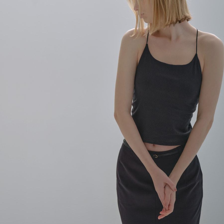 贴身不退换~underson和纸交叉胸垫背心,可调节肩带,纯元不退换