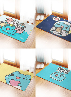 貓貓蟲 咖波 BUG CAT CAPOO 地垫浴室卧室阳台卡通可爱短绒防滑垫