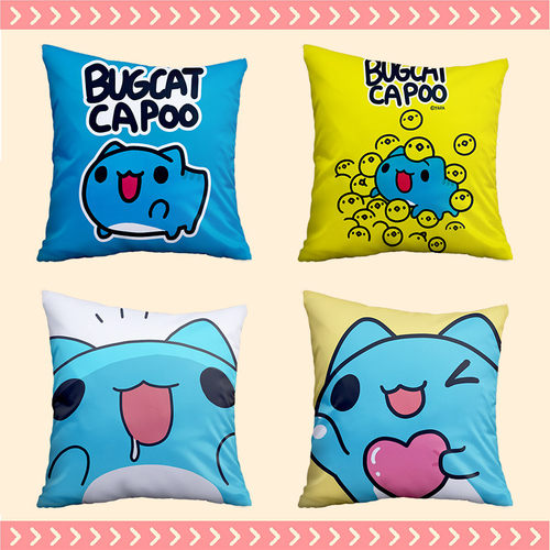 咖波细毛绒抱枕2WAY方枕靠垫