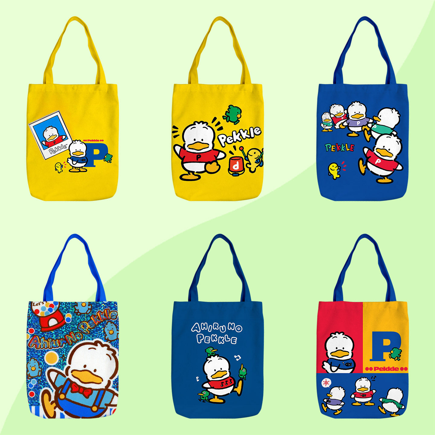 贝克鸭 AP鸭 帆布袋手提袋大容量手提购物单肩包包购物袋A4布袋子,模玩/动漫/周边/娃圈三坑/桌游,动漫背包/钱包/箱包,淘宝优惠券,粉丝福利购,淘宝优惠卷