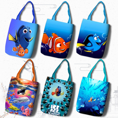 海底总动员 Finding Nemo 海底奇兵 购物袋帆布卡通手提袋单肩包
