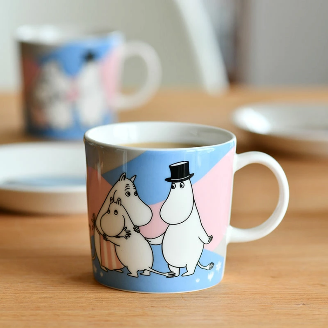 芬兰Arabia Moomin 姆明终于回家了陶瓷马克杯300ml 礼盒
