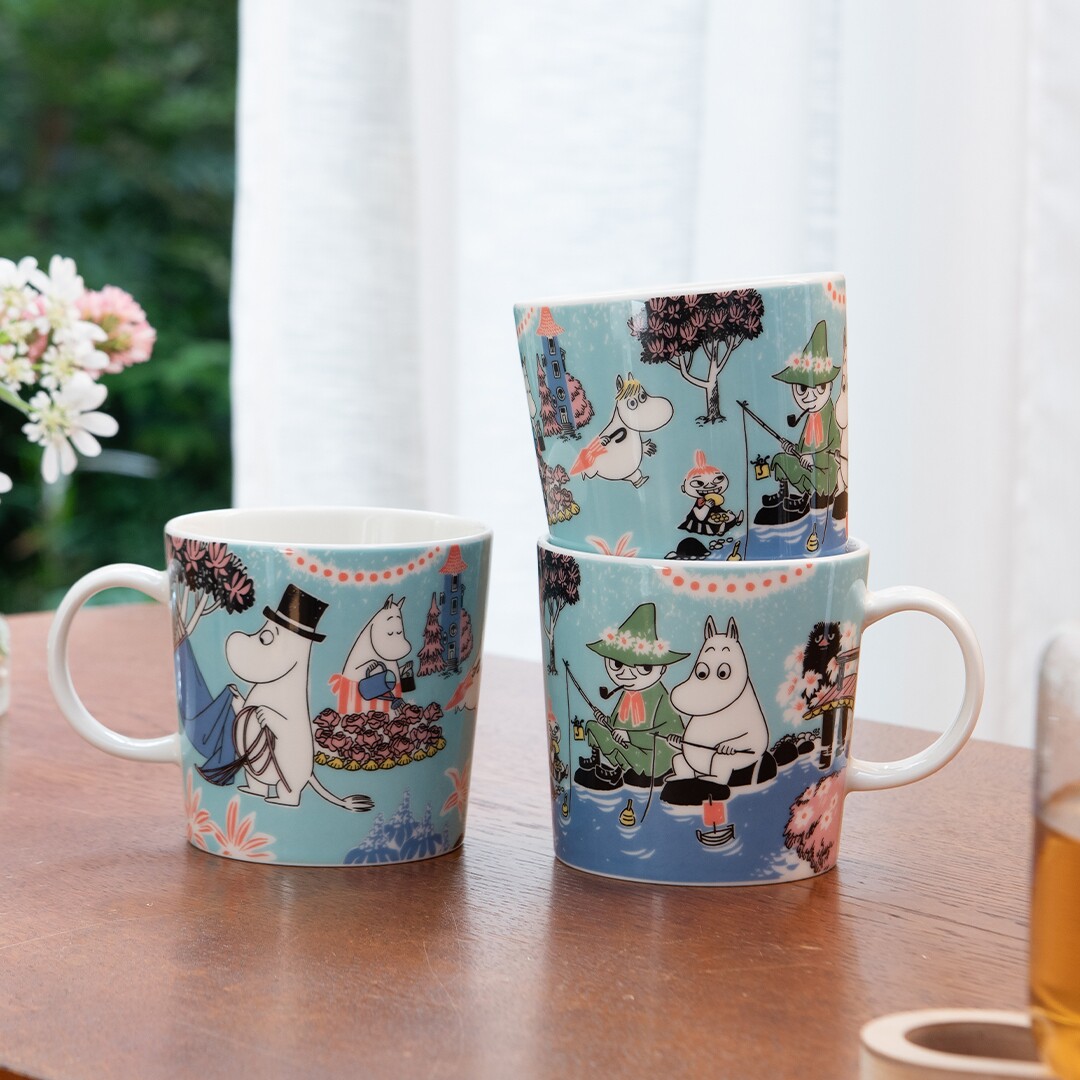 芬兰Arabia Moomin 姆明简单喜悦陶瓷马克杯300ml 2026年日本限定