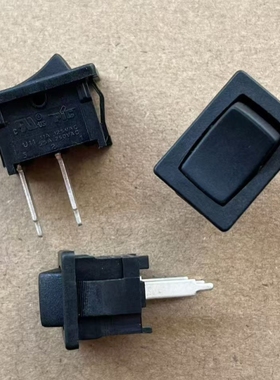 进口PIC船形开关2脚2档 5.5A250V 长脚 针脚 翘板电源开关15*21MM